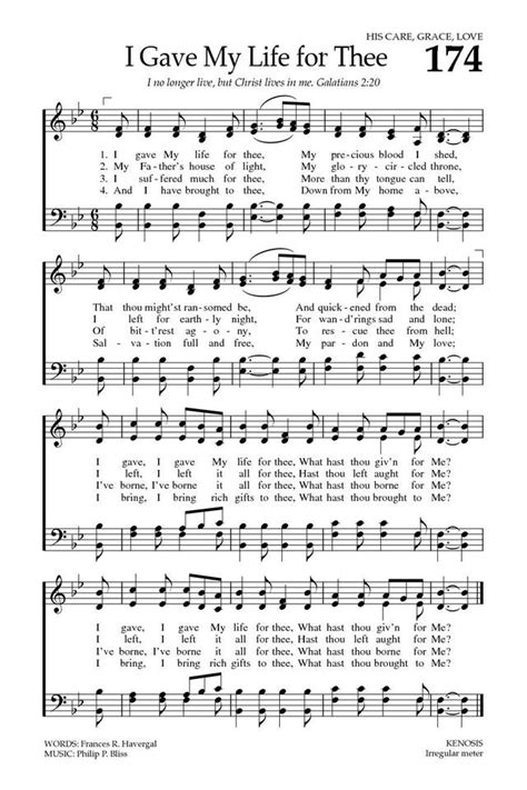 I Gave My Life for Thee - Hymnary.org