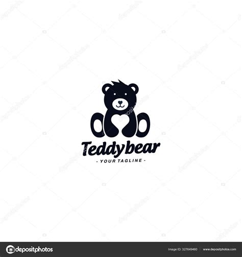 Teddy Bear logo design template inspiration idea Stock Vector Image by ...