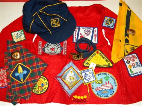 Cub Scout Uniform Accessories Dating Back To the 1960s.