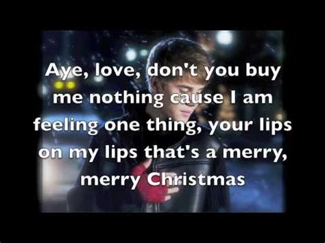 Justin Bieber - Mistletoe (Lyrics on Screen) - YouTube