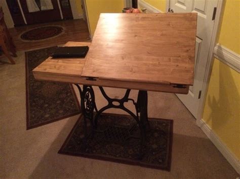 Drafting Table with Storage Unit