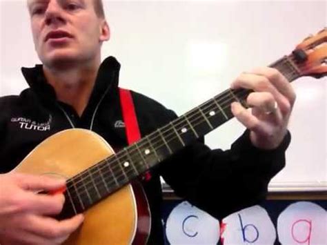 The rainbow song- guitar lesson open chords - YouTube