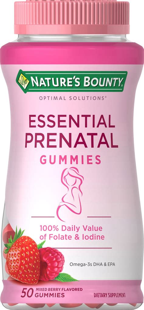 Optimal Solutions Essential Prenatal Gummies, 50 ct – Save Rite Medical