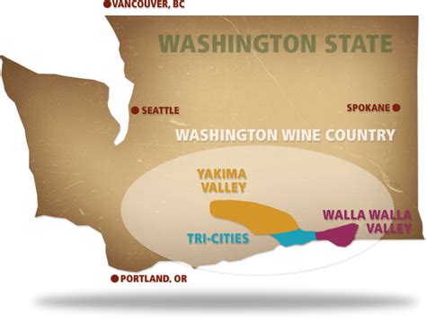 Washington Wine Country - Tri-cities, Yakima Valley, Walla Walla Valley