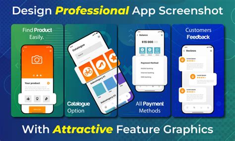 Design app screenshots for app store and play store by Kaifidud | Fiverr