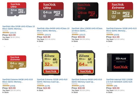 SanDisk MicroSD Cards, OTG Sticks, And Other Flash Memory Steeply ...