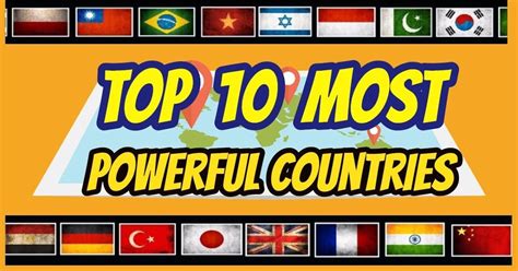 Top 10 Powerful Countries In The World || Which country is the world ...