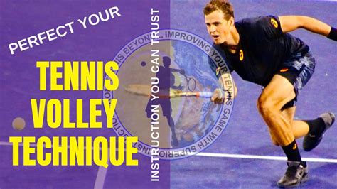 Tennis Volley Technique | Upgrade your basic volley into an advanced ...