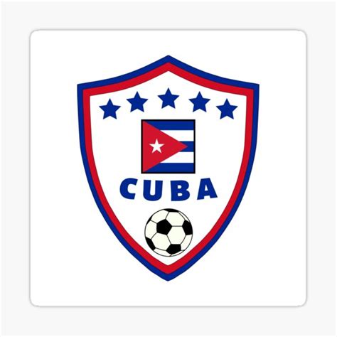 "Cuba Football Team" Sticker for Sale by Footballunite | Redbubble