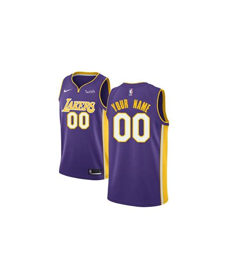 Custom Los Angeles Lakers Women's Authentic Purple Statement Edition Jersey