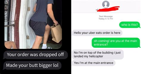 20 Screenshots Of Funny, Weird, And Creepy Texts From Food Delivery ...