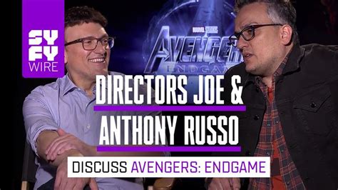 Watch Avengers: Endgame Russo Brothers Interview | SYFY Official Site ...