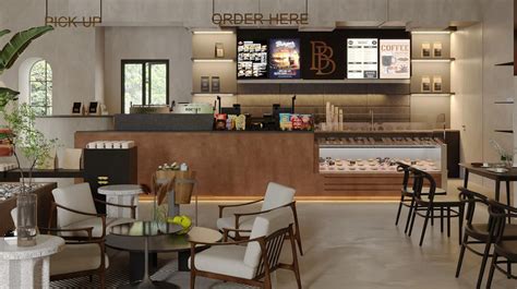 The Modern Coffee Store interior Design Principle