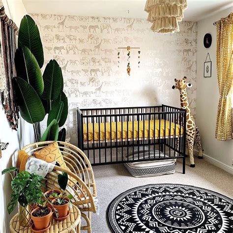 Wow! This boho safari nursery is a showstopper. image by @lust_life_designs Nursery Trends ...