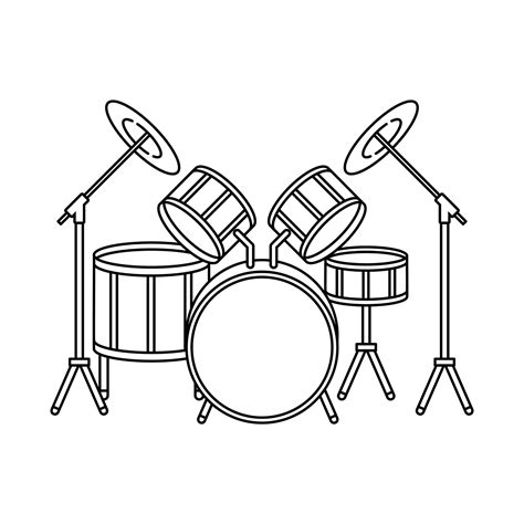 Drum Set Clipart Birthday