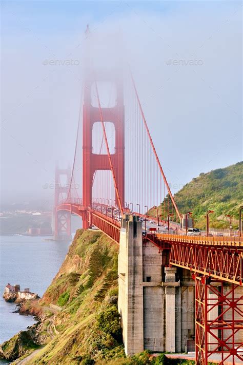 Golden Gate Bridge view at foggy morning | Golden gate bridge, Golden gate, Foggy morning