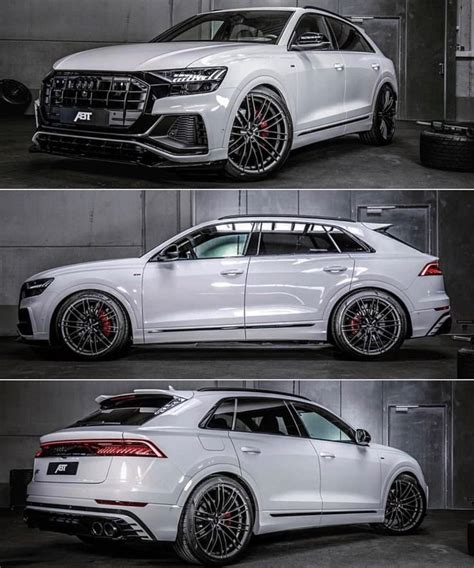 Audi Q8 White/Custom Modified By ABT | Audi, Luxury cars audi, Audi suv