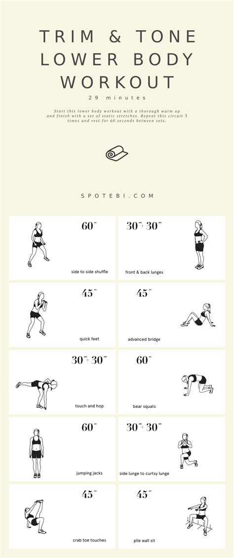 No-Equipment Lower Body & Cardio Exercises