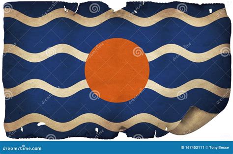 West Indies Federation Flag on Old Paper Stock Illustration ...