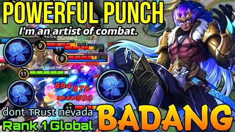 Behold! My strength!! Badang Powerful Punch! - Top 1 Global Badang by dont ᴛʀust nevada - MLBB ...