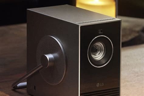 LG's CineBeam Qube 4K Projector Doubles as Decor | HiConsumption