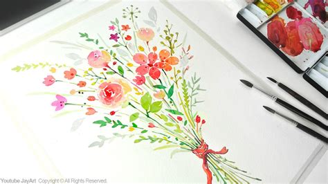 Simple Watercolor Flowers