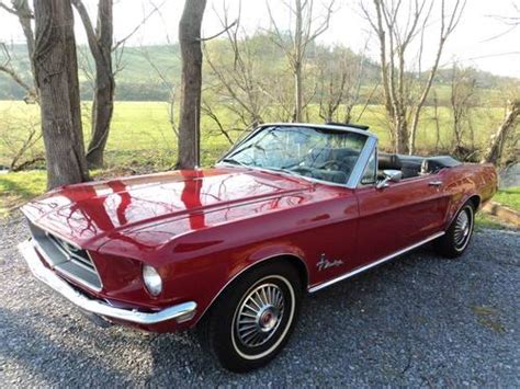 1968 Mustang Convertible - 289 - Red for Sale in Elizabethton, Tennessee Classified ...