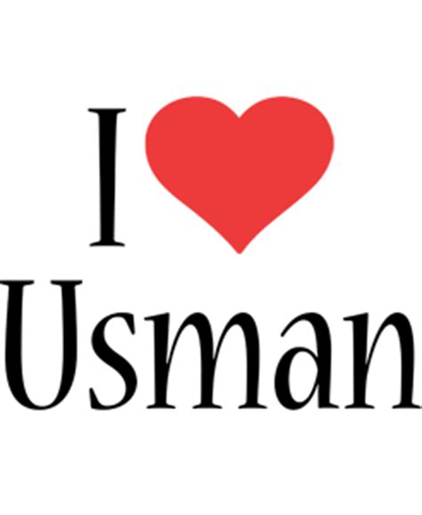 Usman Logo | Name Logo Generator - I Love, Love Heart, Boots, Friday ...