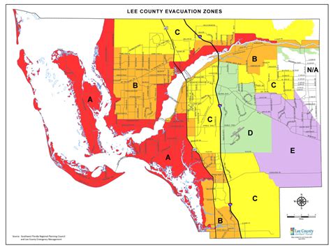 Lee County evacuation zones