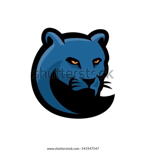 Panther Head Logo Stock Vector (Royalty Free) 541947547