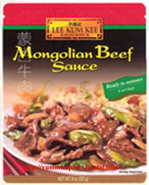 Yummi Express - HK Sauces - Lee Kum Kee Product - Mongolian Beef Sauce ...