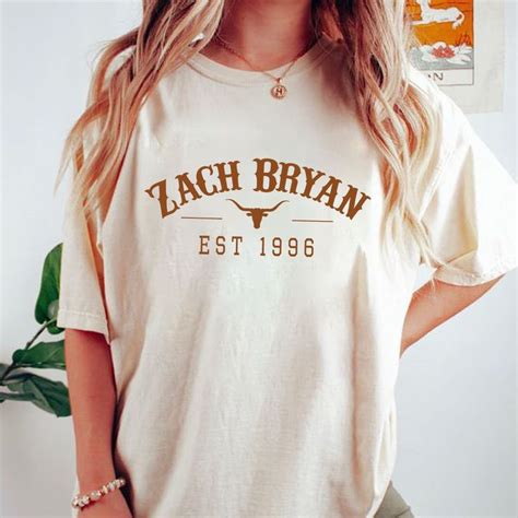 Zach Bryan EST 1996 T-Shirt, Zach Bryan Bullhead Tshirt, Zach Bryan ...