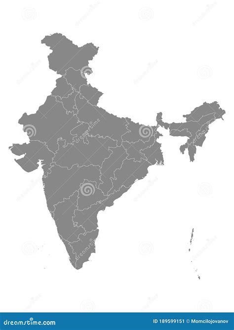 Location Map of Lakshadweep Union Territory Stock Vector - Illustration ...