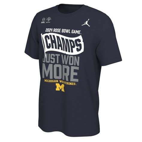 Michigan Wolverines 2023 Rose Bowl Champions Gear, Where to Buy ...