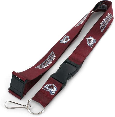 Amazon.com : Aminco NHL Colorado Avalanche Team Lanyard,Team Color,One ...