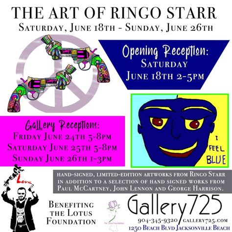 The Art of Ringo Starr : Gallery725 | Art Gallery | Custom Framing ...