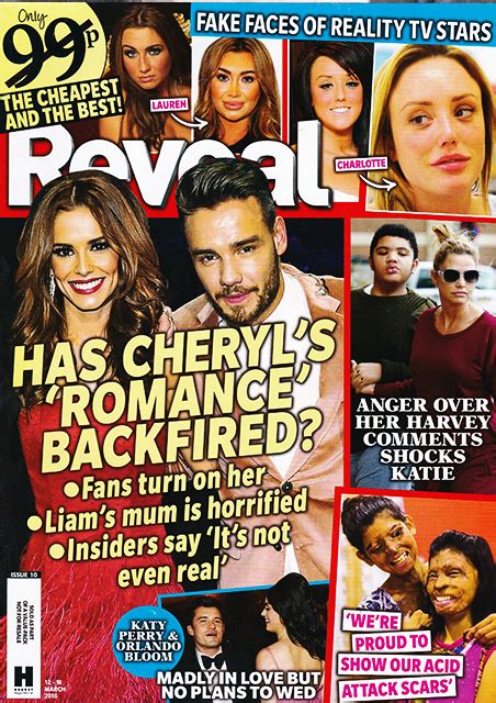 REVEAL Magazine Cheryl Cole & Liam Payne (12-18 March 2016) - magazinemix.co.uk