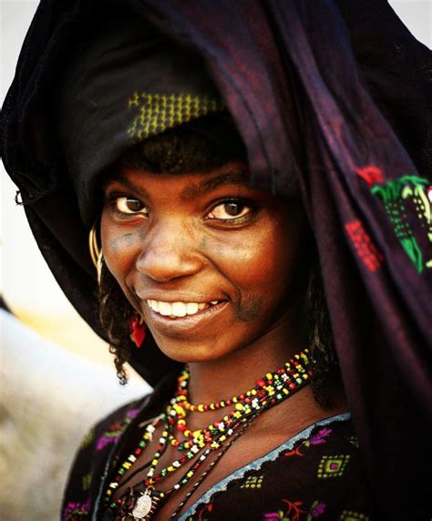 Young Lady Attends a Wodaabe Tribal Dance - Ariane Kirtley