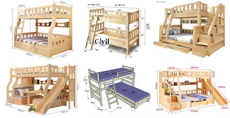 Bunk Bed Sizes Chart