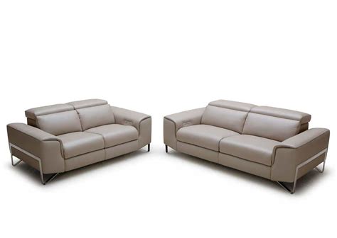 Modern Reclining Sofa set VG881 | Leather Sofas