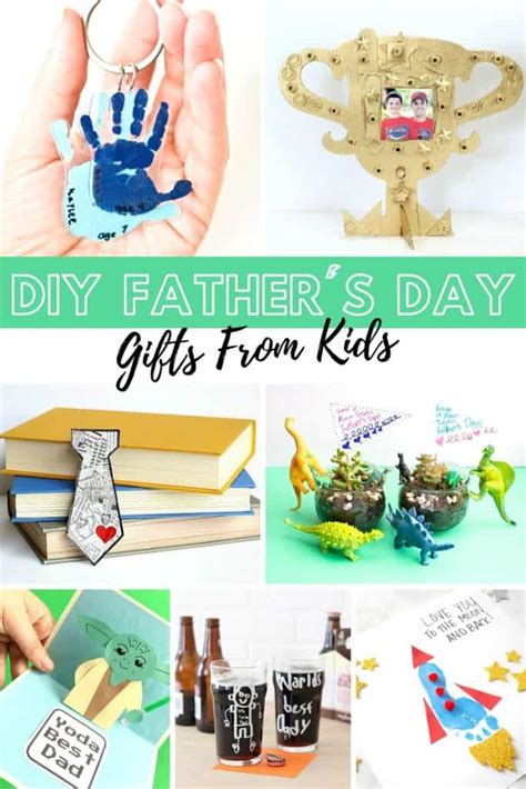 30 DIY Father's Day Gifts from Kids that are Easy to Make! - Joyful Derivatives