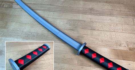 Collapsing Katana with Curved Blade (Multi-Color) by 3D Printing World ...