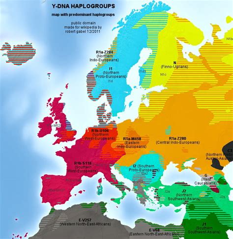 A map of the basic ethnic groups in europe (HAPLOGROUPS) - 9GAG