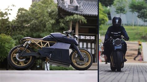 Custom Electric Cafe Racer Designed And Built In Singapore | EvNerds