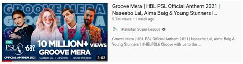 Groove Mera | HBL PSL Official Anthem 2021 – PromiAD