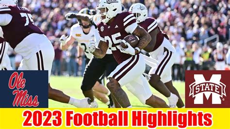 13 Ole Miss vs Mississippi State FULL GAME HIGHLIGHTS HD | NCAAF Week ...