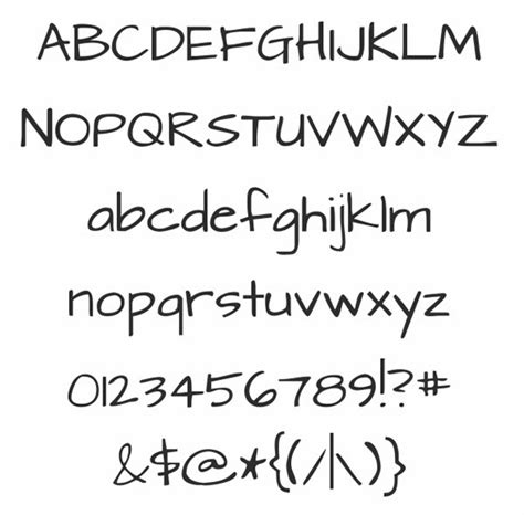 Handwriting Fonts Free | Hand Writing