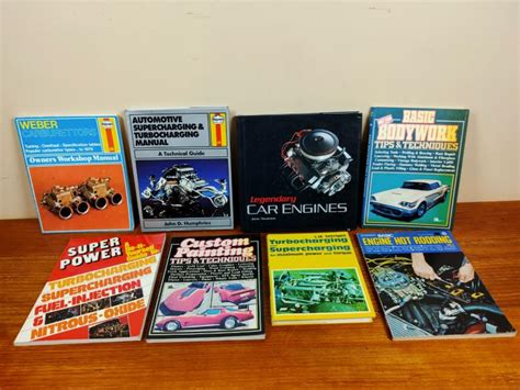 ENGINE: Eight books relating to engine performance and maintenance - Price Estimate: $100 - $200