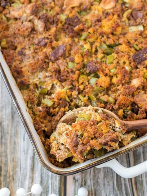 Soul Food Cornbread Dressing - Southern Cravings