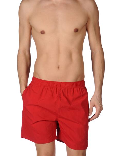 Replay Sun Fun Swimming Trunks in Red for Men | Lyst